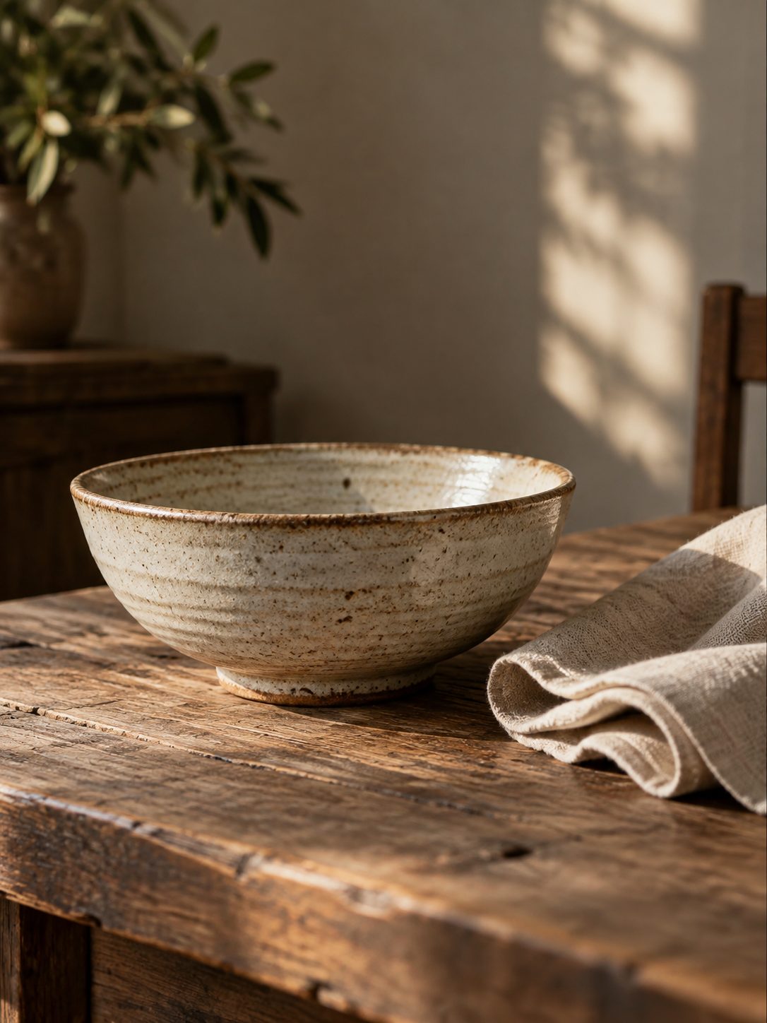 A kitchen and dining object on a quiet table