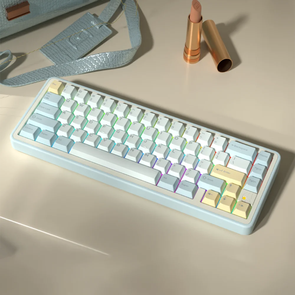 Geekzb Story 65 R3 キーボード【リニア系】 Geekzb Story 65 R3 Mechanical Keyboard Kit 3 Mode CNC Anodized