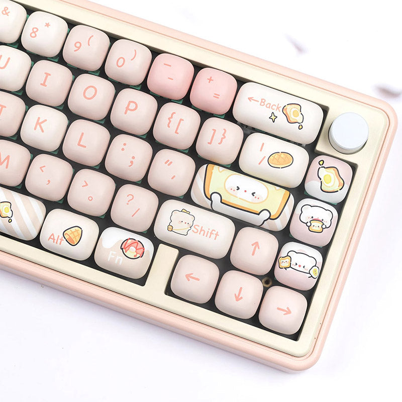 ACGAM Bread Bear MOG Profile Keycap Set