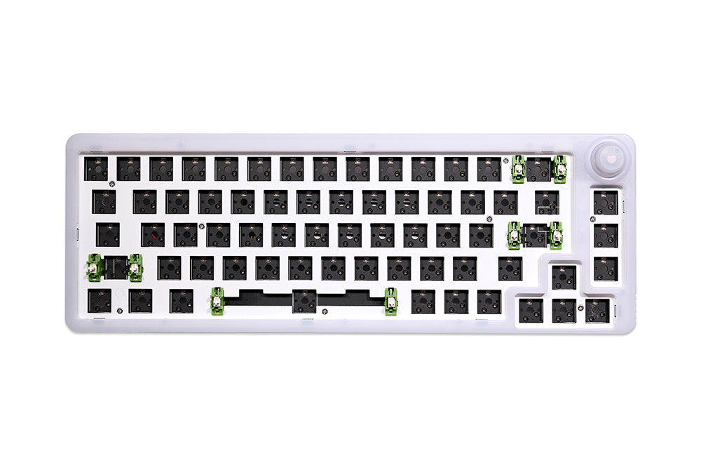 HOMOO KF068 3 Mode Wireless 65% Knob Mechanical Keyboard kit Black