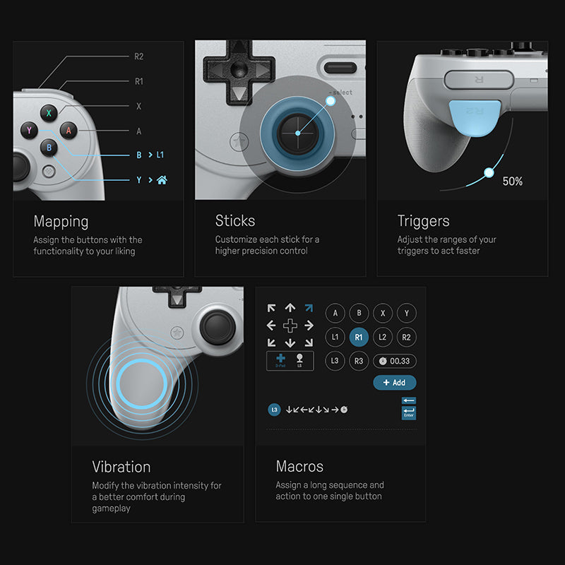 8BitDo Pro 2 Wireless Controller Gamepad