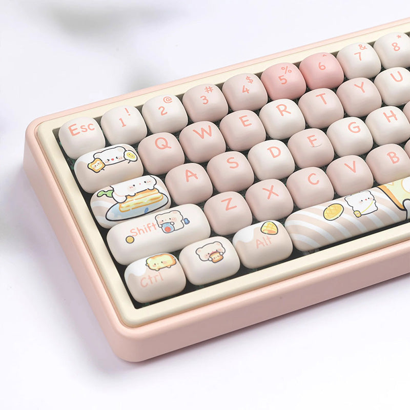 ACGAM Bread Bear MOG Profile Keycap Set - Thumbnail 4